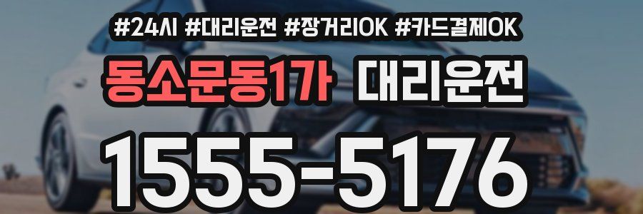동소문동1가 대리운전