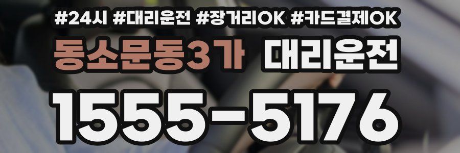동소문동3가 대리운전