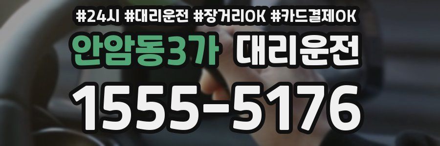 안암동3가 대리운전