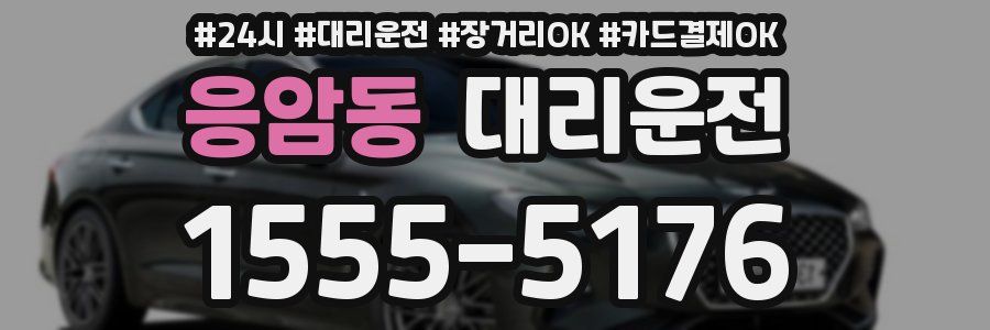 응암동 대리운전