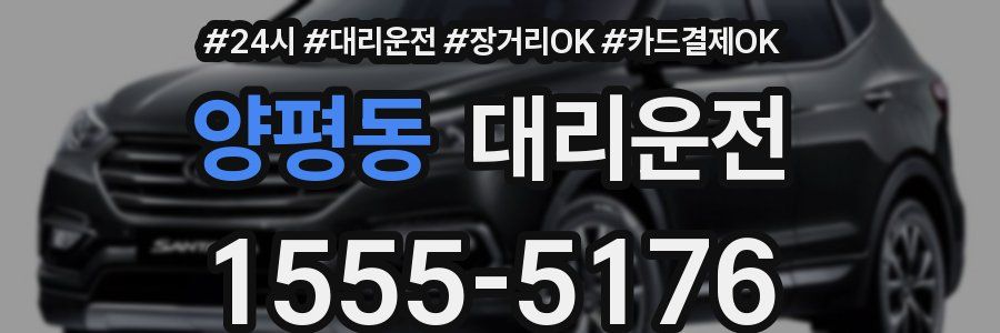 양평동 대리운전