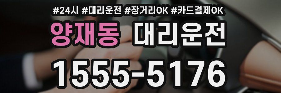 양재동 대리운전