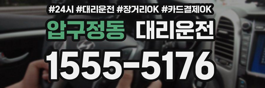 압구정동 대리운전