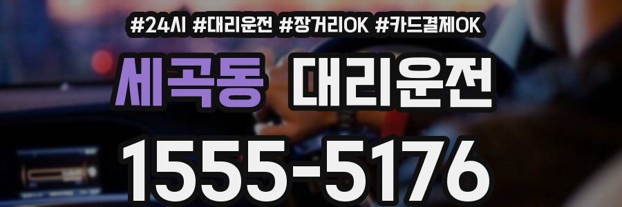 세곡동 대리운전