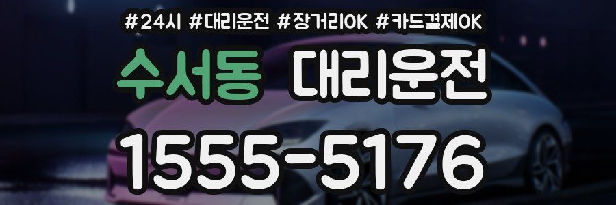 수서동 대리운전