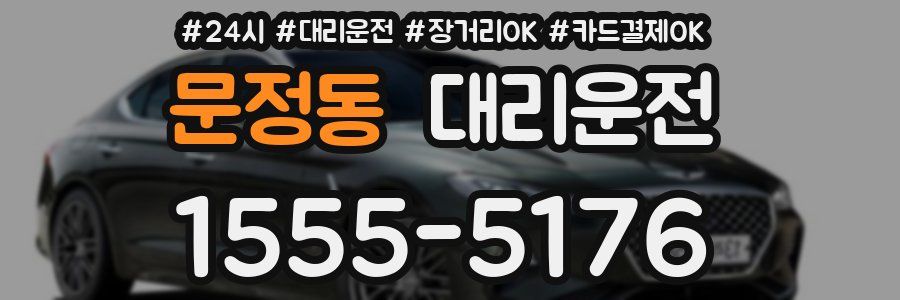 문정동 대리운전