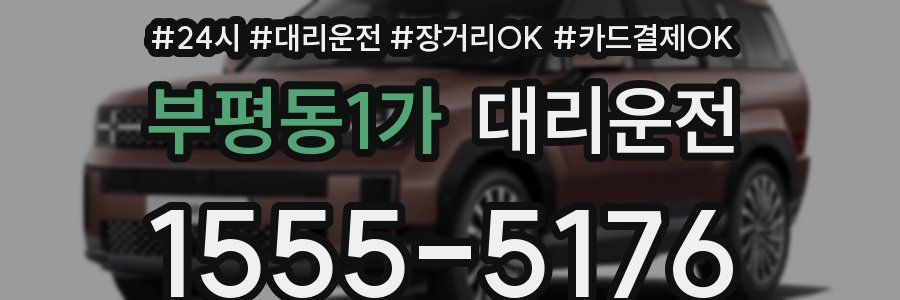 부평동1가 대리운전