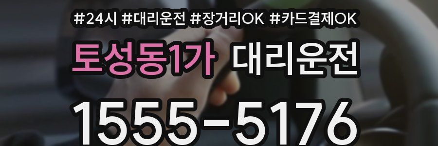 토성동1가 대리운전