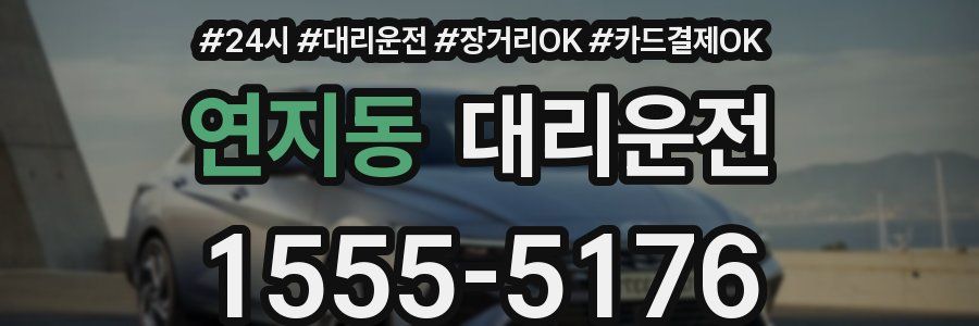 연지동 대리운전