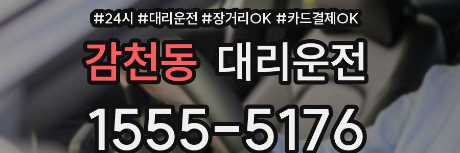감천동 대리운전