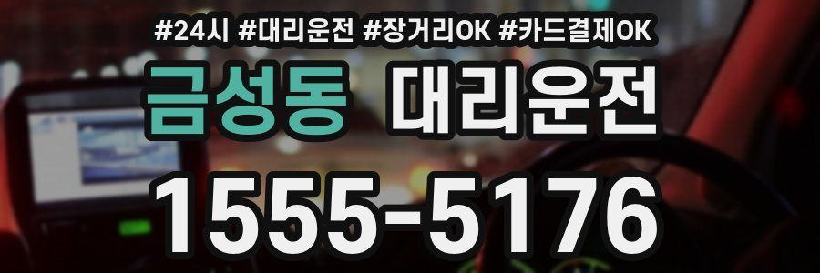 금성동 대리운전