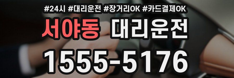서야동 대리운전