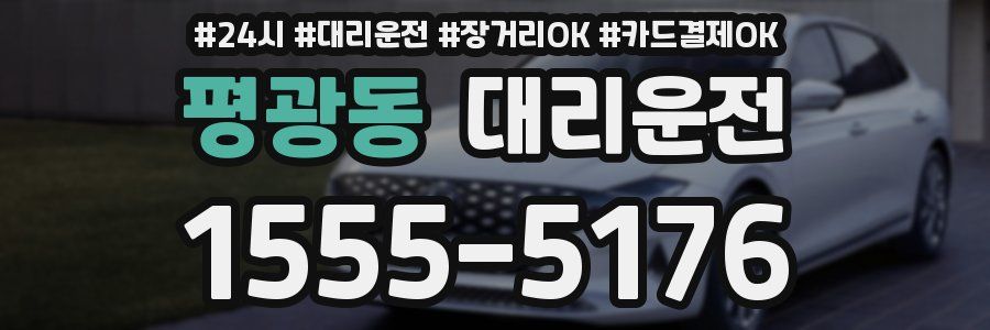 평광동 대리운전