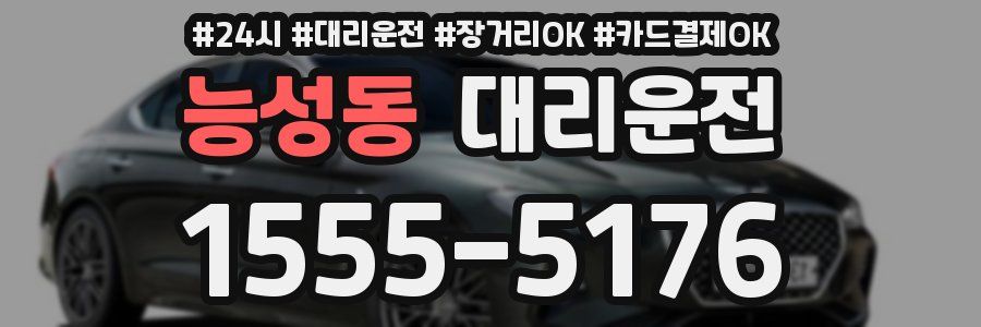 능성동 대리운전