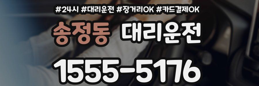 송정동 대리운전