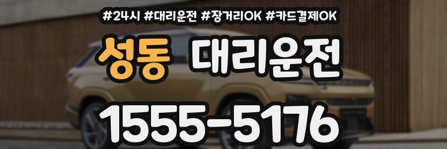 성동 대리운전