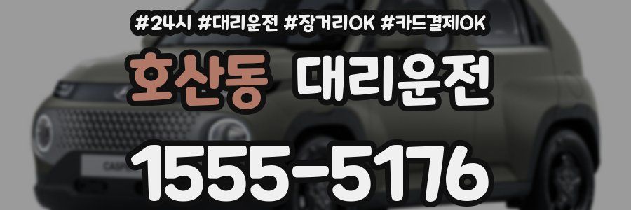 호산동 대리운전