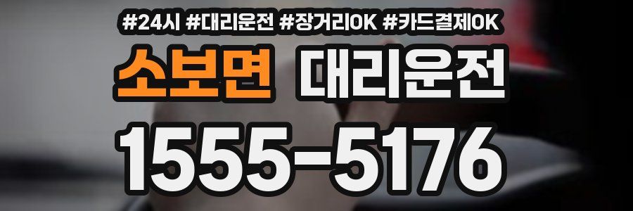 소보면 대리운전