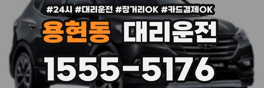 용현동 대리운전