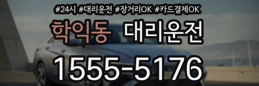 학익동 대리운전