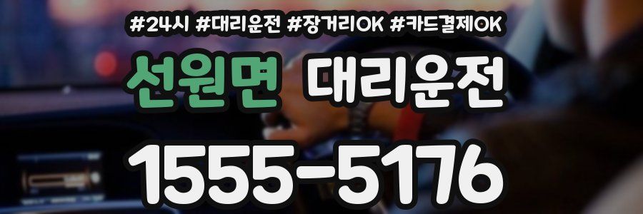 선원면 대리운전