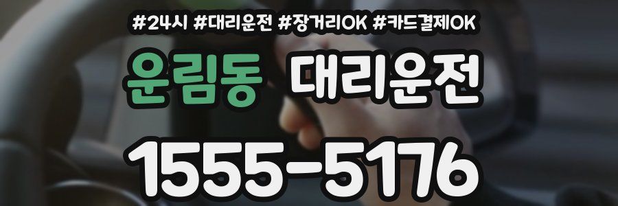 운림동 대리운전