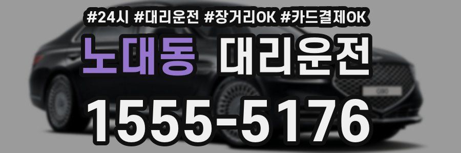 노대동 대리운전