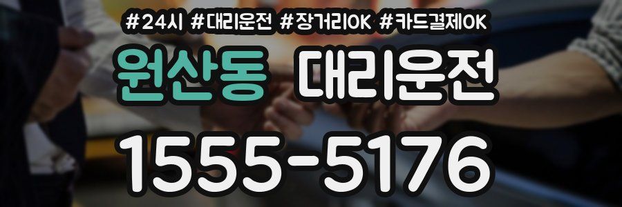 원산동 대리운전