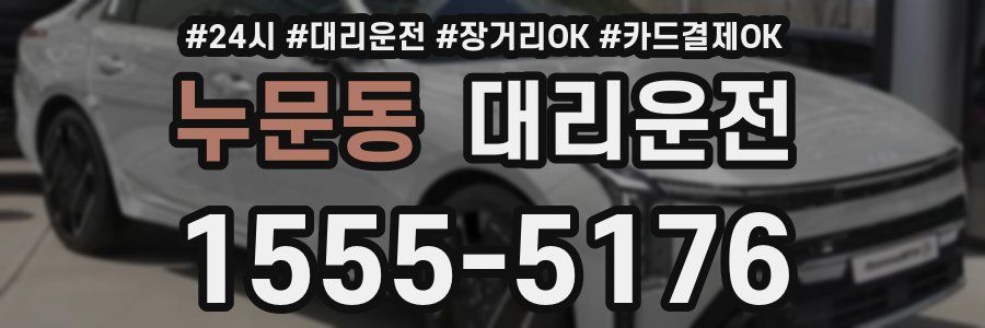 누문동 대리운전