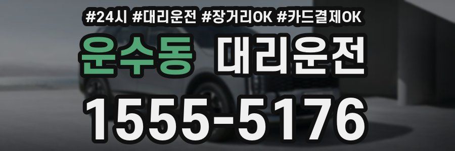 운수동 대리운전