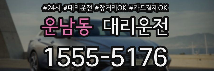 운남동 대리운전