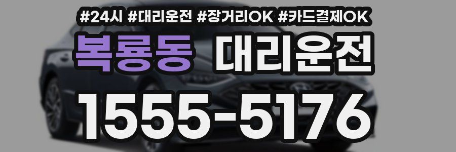 복룡동 대리운전