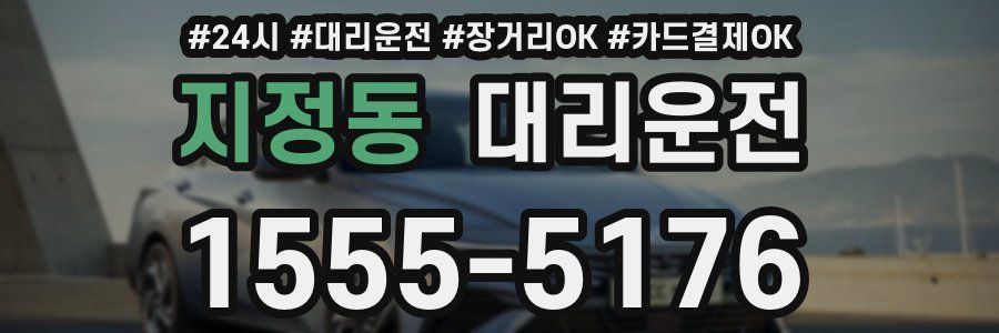 지정동 대리운전