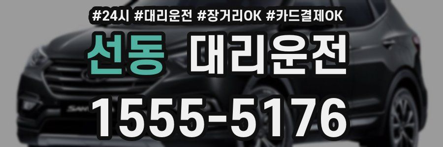선동 대리운전