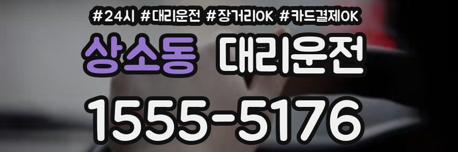 상소동 대리운전