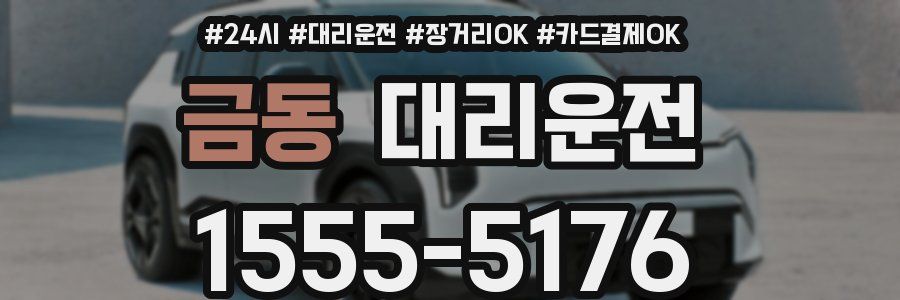 금동 대리운전