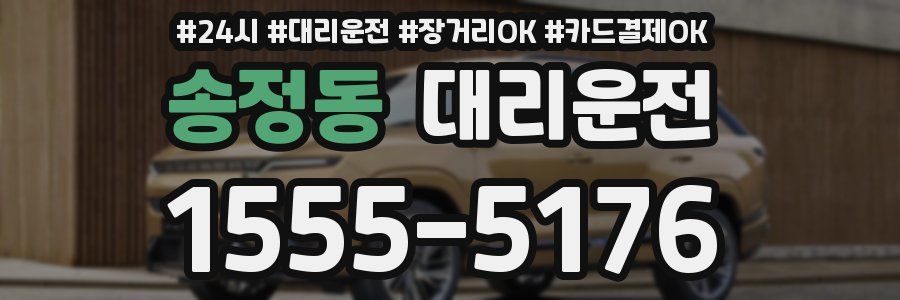 송정동 대리운전