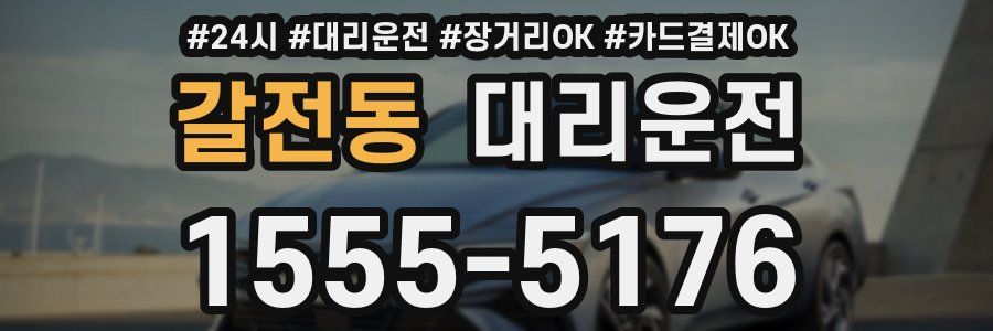 갈전동 대리운전