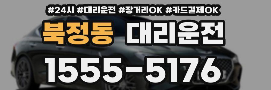 북정동 대리운전