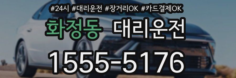 화정동 대리운전