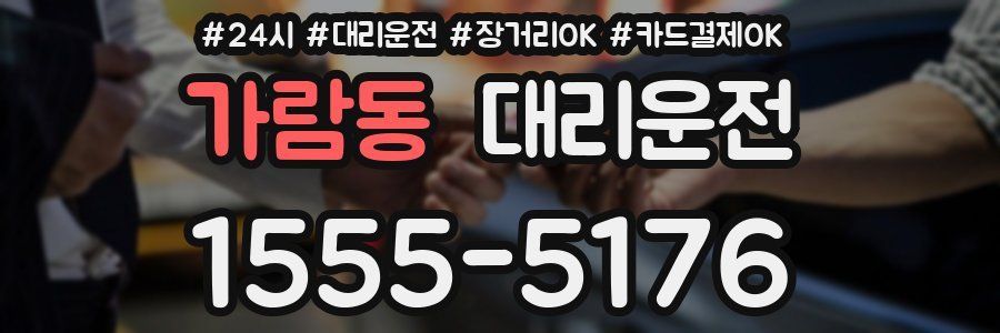 가람동 대리운전
