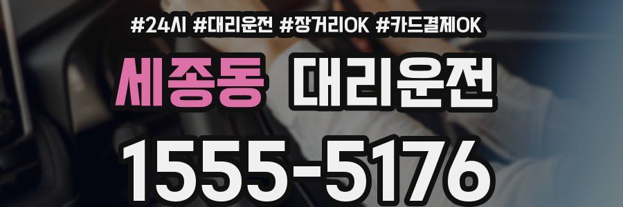 세종동 대리운전