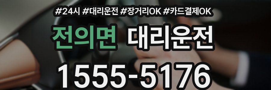 전의면 대리운전