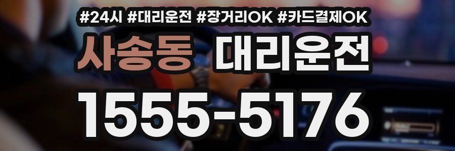 사송동 대리운전