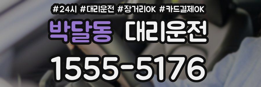 박달동 대리운전
