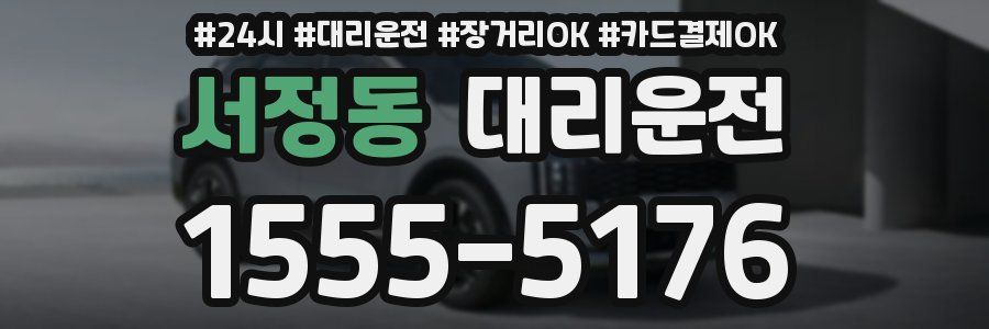 서정동 대리운전
