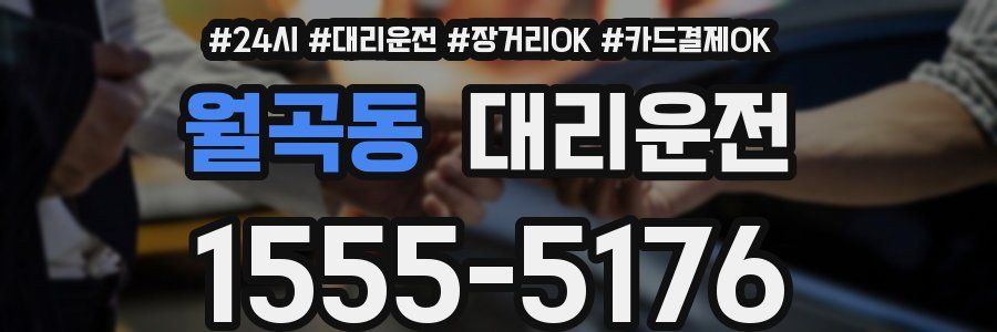월곡동 대리운전
