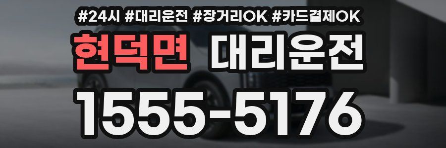 현덕면 대리운전