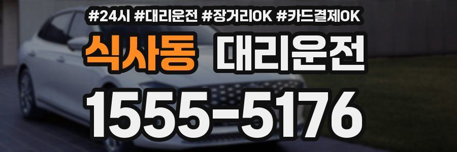 식사동 대리운전