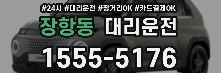 장항동 대리운전